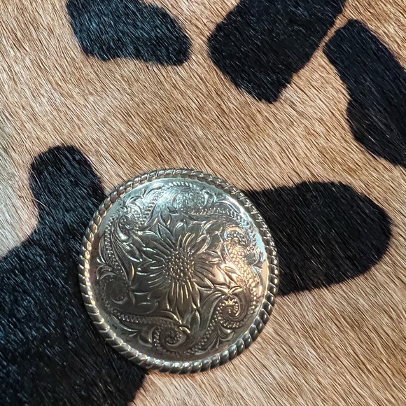 Cowhide Purse clutch size - Picture 3 of 4